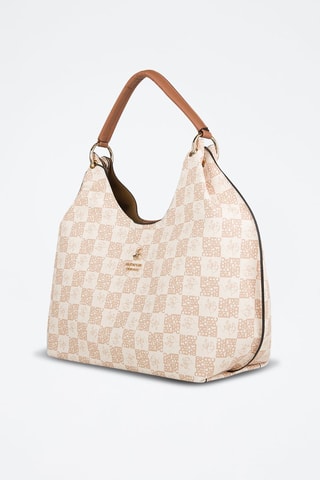 Trendy Handtas Beige en Bruin