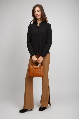 Leren Handtas Cécilia - Camel