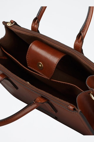 Leren Handtas Beatrice - Camel