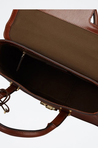 Leren Handtas Corsini - Camel