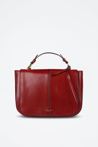 Leren Handtas Faentina - Rood