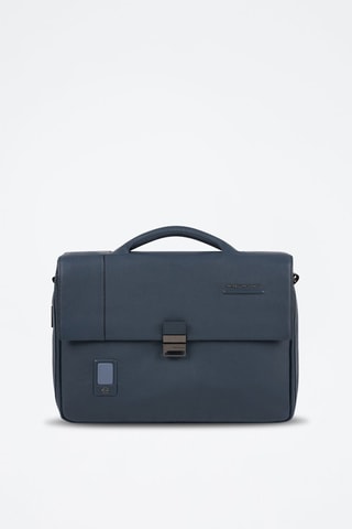 Leren Schoudertas - Blauw