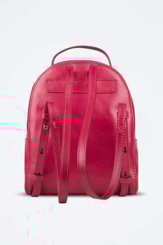 Leren Rugtas Elettra - Fuchsia 