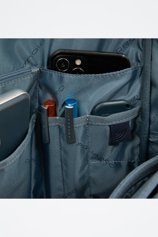 Leren Aktetas - Marineblauw