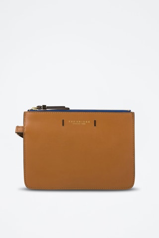 Leren Clutch Chiara - Camel 