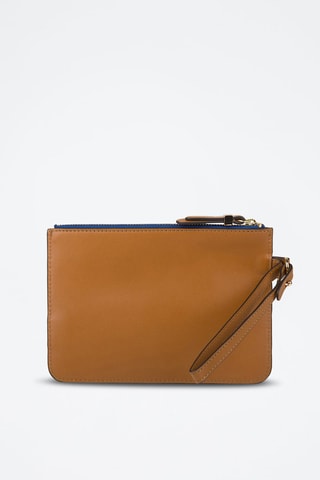 Leren Clutch Chiara - Camel 