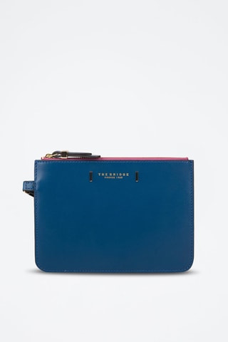 Leren Clutch Chiara - Donkerblauw 