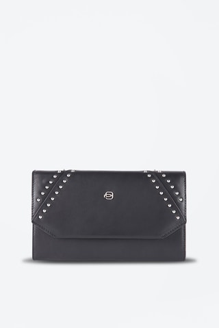 Leren Clutch Zwart - Piquadro
