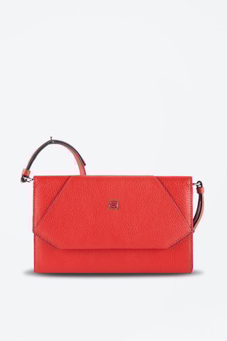 Leren Clutch Rood - Piquadro