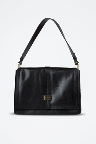 Leren Handtas Beatrice - Zwart