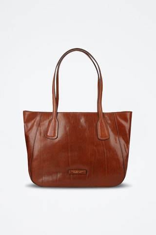 Leren Handtas Maddalena - Bruin