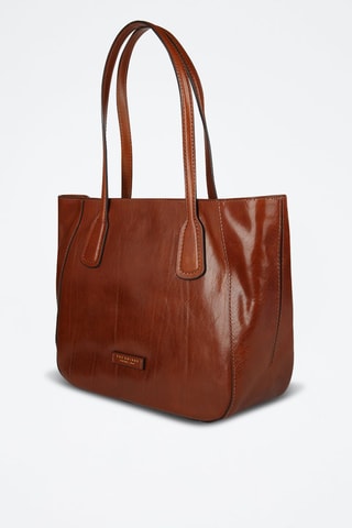 Leren Handtas Maddalena - Bruin