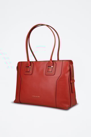 Leren Handtas - Rood 