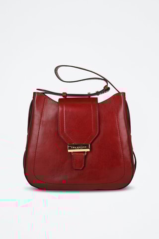 Leren Handtas Benedetta - Bordeauxrood