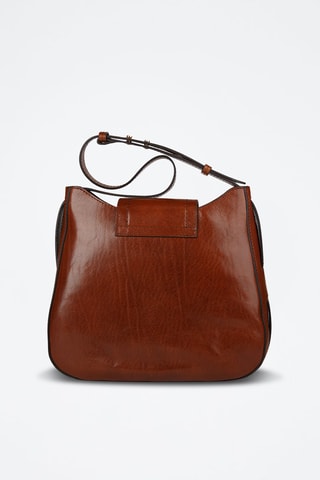Leren Handtas Benedetta - Camel