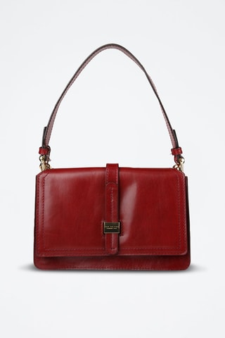 Leren Handtas Beatrice - Rood