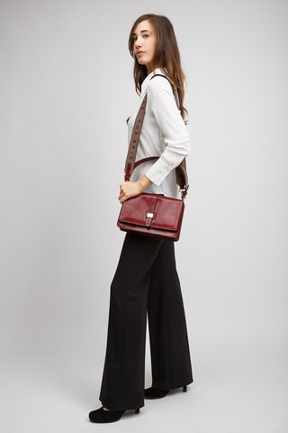 Leren Handtas Beatrice - Rood