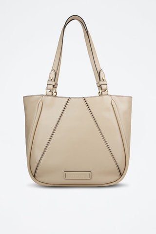 Leren Handtas Brigida - Beige