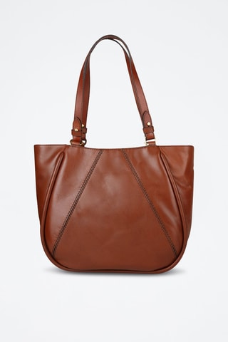 Leren Handtas Brigida - Bruin