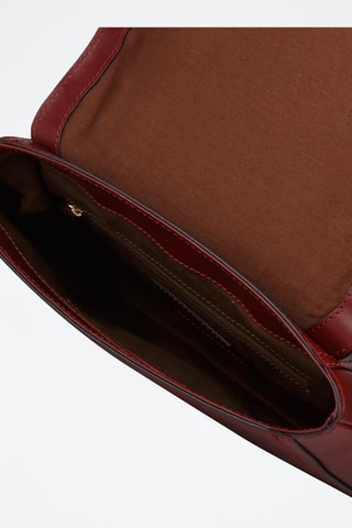 Leren Schoudertas Vigna Nuovo - Bordeauxrood