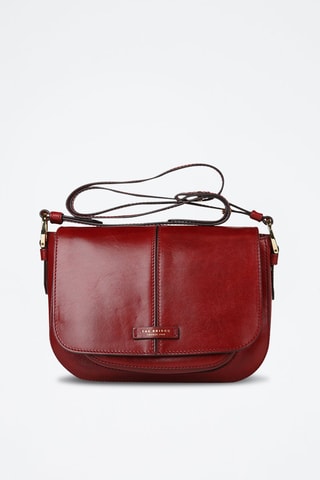 Leren Schoudertas Faentina - Rood