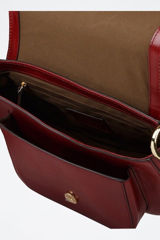 Leren Schoudertas Faentina - Rood