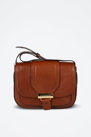 Leren Schoudertas Benedetta - Camel