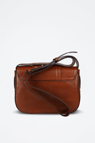 Leren Schoudertas Benedetta - Camel