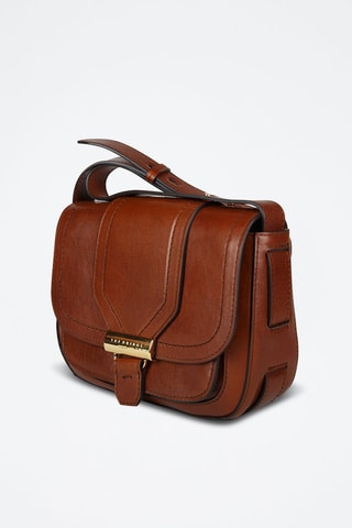 Leren Schoudertas Benedetta - Camel