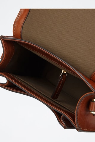 Leren Schoudertas Elba - Bruin