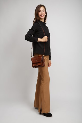 Leren Schoudertas Elba - Bruin