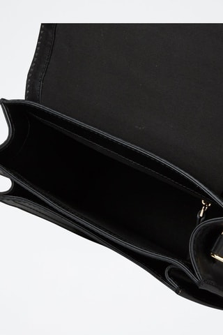 Leren Schoudertas Elba - Zwart