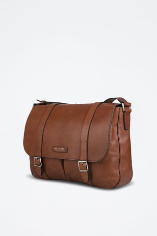 Leren Schoudertas Cesare - Bruin 