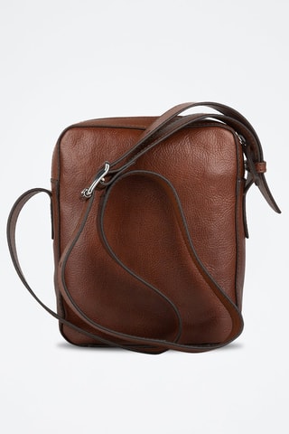 Leren Schoudertas Cesare - Bruin 