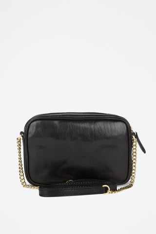 Leren Schoudertas Elettra - Zwart