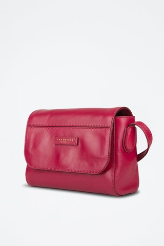 Leren Schoudertas Elettra - Fuchsia 