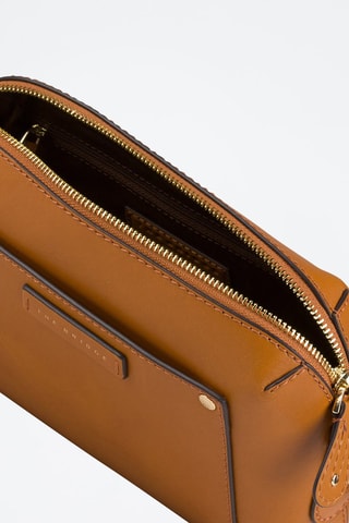 Leren Schoudertas - Camel