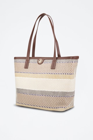 Shopper Bruin en Beige