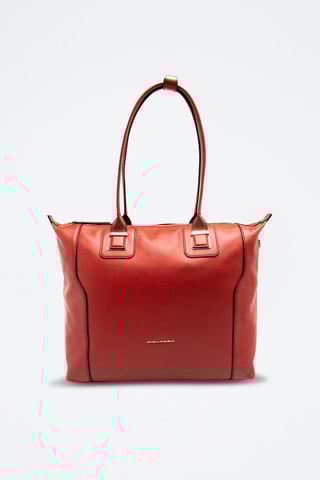 Leren Shopper - Rood