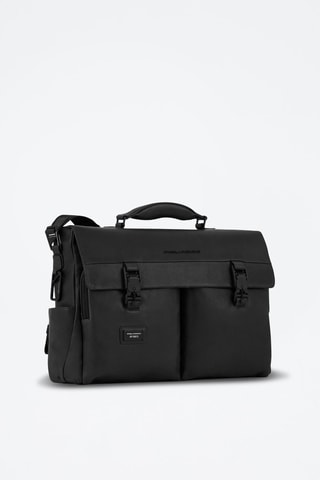 Leren Documententas - Zwart