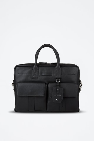 Leren Aktetas Serrirtori - Zwart