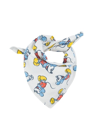 2 Sjaals Mickey Disney Hemelsblauw en Wit