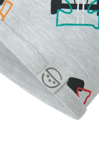 Muts en Colsjaal - gemêleerd lichtgrijs