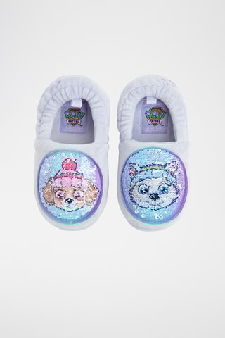 Pantoffels Stella en Everest Paw Patrol - Lichtpaars