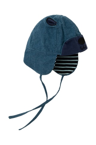 Muts met Oren - Marineblauw