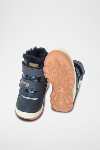 Gevoerde Hoge Sneakers Mickey Disney - Marineblauw