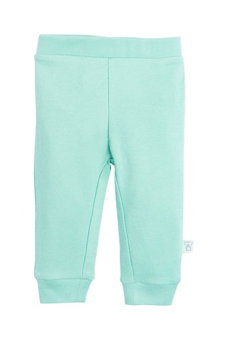 3 Joggingbroeken - Turquoise, gemêleerd lichtgrijs en marineblauw