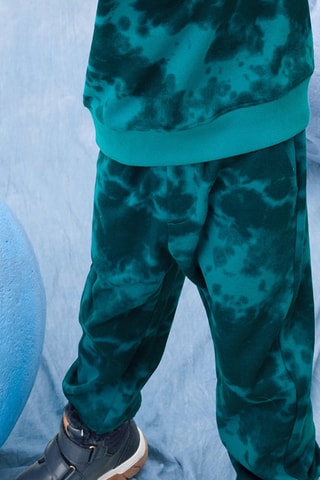 Joggingbroek met tie and dye - Multicolor