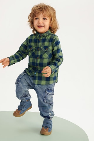 Spijkerjoggingbroek - Blauw