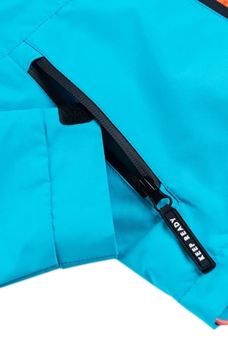 Parka met Capuchon Turquoise